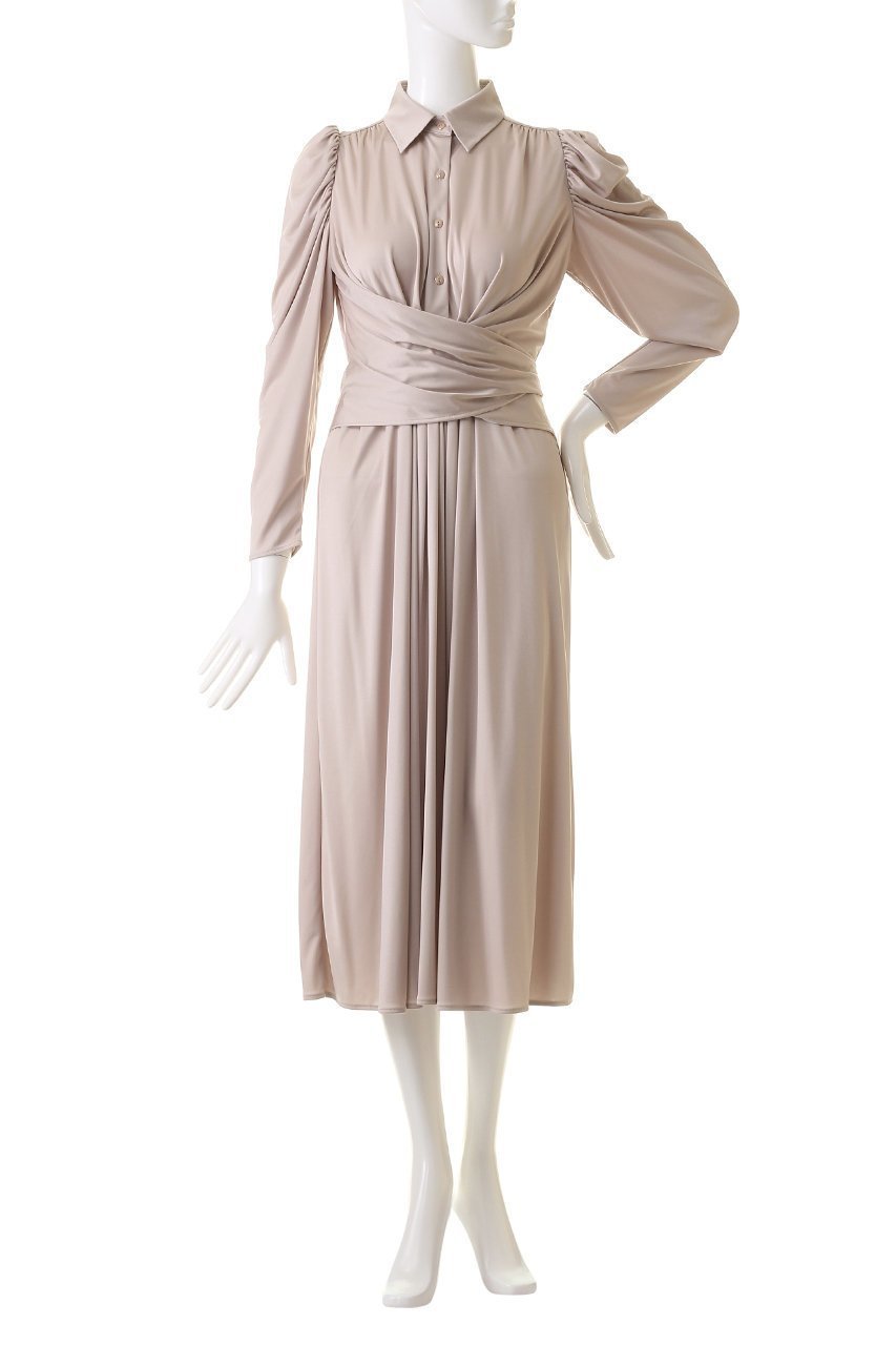 【コルコバード/CORCOVADO】のサテンスムースカシュクールシャツドレス 人気、トレンドファッション・服の通販 founy(ファニー) ファッション Fashion レディースファッション Fashion for Women ワンピース Dresses フォーマル・パーティードレス・結婚式用ドレス Elegant & Casual Dresses チュニック Tunic Tops & Dresses カシュクール Wrap Design チュニック Tunic, Long Top ドレス Dress, One-Piece ドレープ Drape, Draping Fabric エレガント 上品 Elegant other-2|ID: prp329100004778131 ipo3291000000034648773