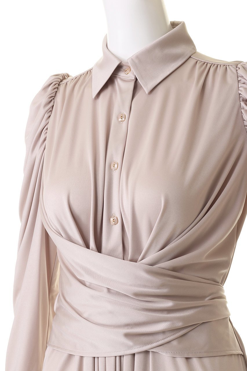 【コルコバード/CORCOVADO】のサテンスムースカシュクールシャツドレス 人気、トレンドファッション・服の通販 founy(ファニー) ファッション Fashion レディースファッション Fashion for Women ワンピース Dresses フォーマル・パーティードレス・結婚式用ドレス Elegant & Casual Dresses チュニック Tunic Tops & Dresses カシュクール Wrap Design チュニック Tunic, Long Top ドレス Dress, One-Piece ドレープ Drape, Draping Fabric エレガント 上品 Elegant other-5|ID: prp329100004778131 ipo3291000000034648778