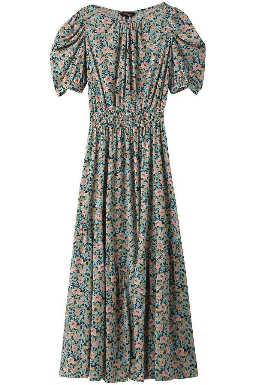 【コルコバード/CORCOVADO】のJersey ボートネックドレス インテリア・キッズ・メンズ・レディースファッション・服の通販 founy(ファニー) 　ファッション　Fashion　レディースファッション　Fashion for Women　ワンピース　Dresses　フォーマル・パーティードレス・結婚式用ドレス　Elegant & Casual Dresses　チュニック　Tunic Tops & Dresses　チュニック　Tunic, Long Top　デコルテ　Décolleté, Neckline　ドレス　Dress, One-Piece　プリント　Print, Printed Pattern　リラックス　Relax, Relaxed Fit　ジャスミン|ID: prp329100004778132 ipo3291000000034648782