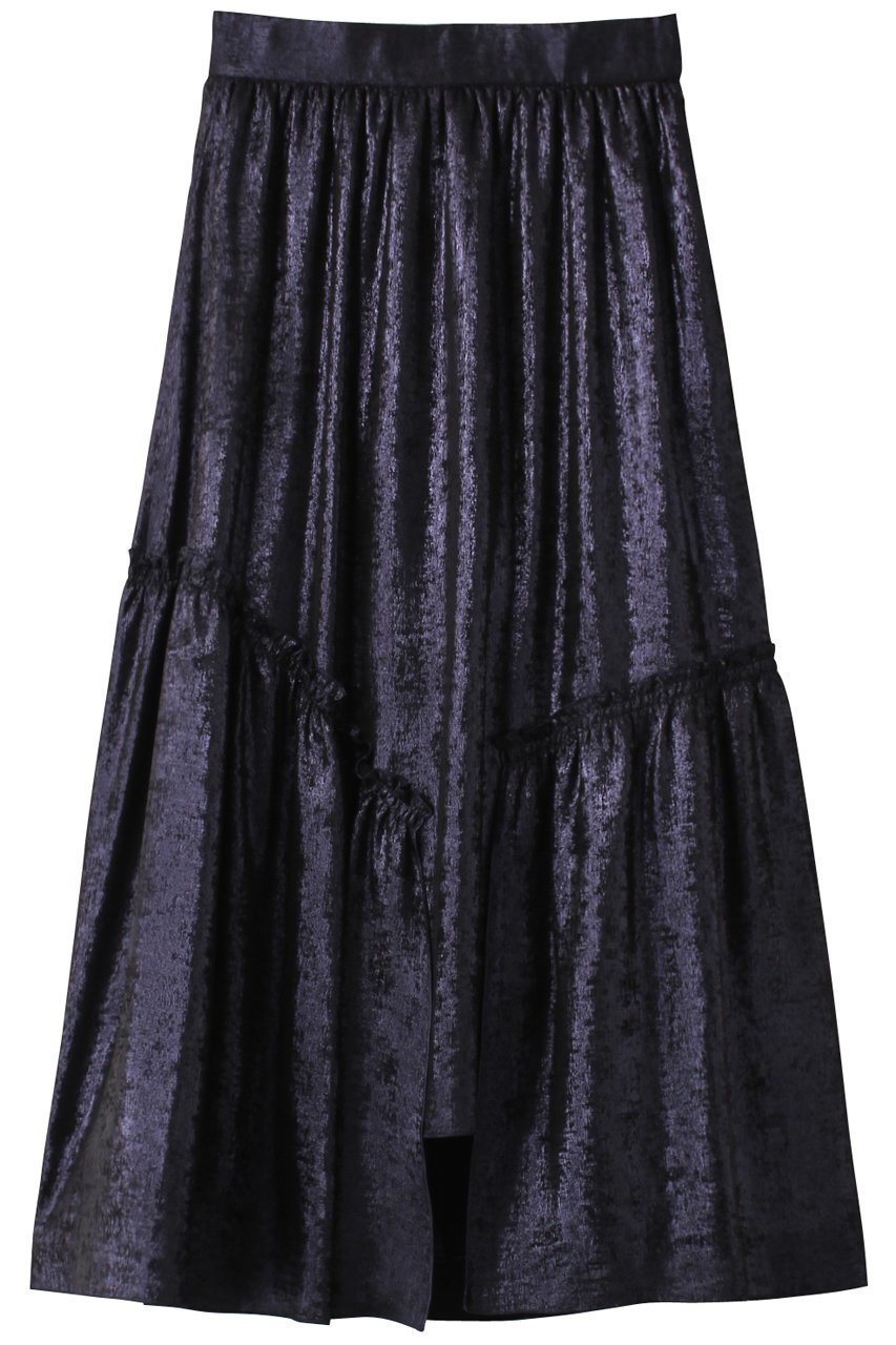 【コルコバード/CORCOVADO】のシャイニーギャザースカート インテリア・キッズ・メンズ・レディースファッション・服の通販 founy(ファニー) ファッション Fashion レディースファッション Fashion for Women スカート Skirts エアリー Airy Texture ギャザー Gathered, Ruffled ティアード Tiered, Tiered Style ファブリック Fabric, Textile 再入荷 Restock / Back in Stock ネイビー|ID: prp329100004778135 ipo3291000000034648814