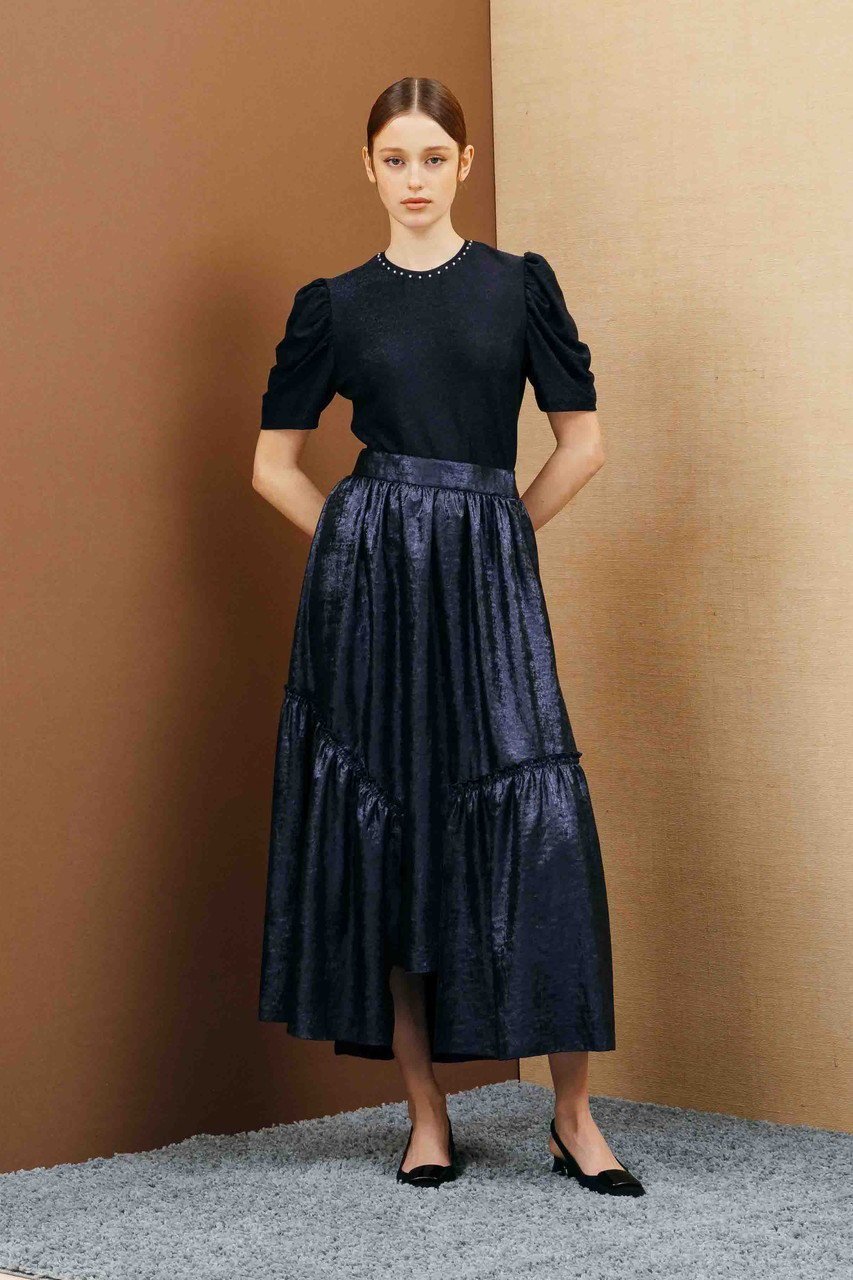 【コルコバード/CORCOVADO】のシャイニーギャザースカート 人気、トレンドファッション・服の通販 founy(ファニー) ファッション Fashion レディースファッション Fashion for Women スカート Skirts エアリー Airy Texture ギャザー Gathered, Ruffled ティアード Tiered, Tiered Style ファブリック Fabric, Textile 再入荷 Restock / Back in Stock other-8|ID: prp329100004778135 ipo3291000000034648823