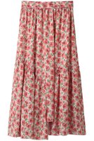 【コルコバード/CORCOVADO】のスカート 人気、トレンドファッション・服の通販 founy(ファニー) ファッション Fashion レディースファッション Fashion for Women スカート Skirts アシンメトリー Asymmetrical Style ギャザー Gathered, Ruffled シンプル Simple, Minimal プリント Print, Printed Pattern ローズ Rose, Rose Motif |ID:prp329100004778136