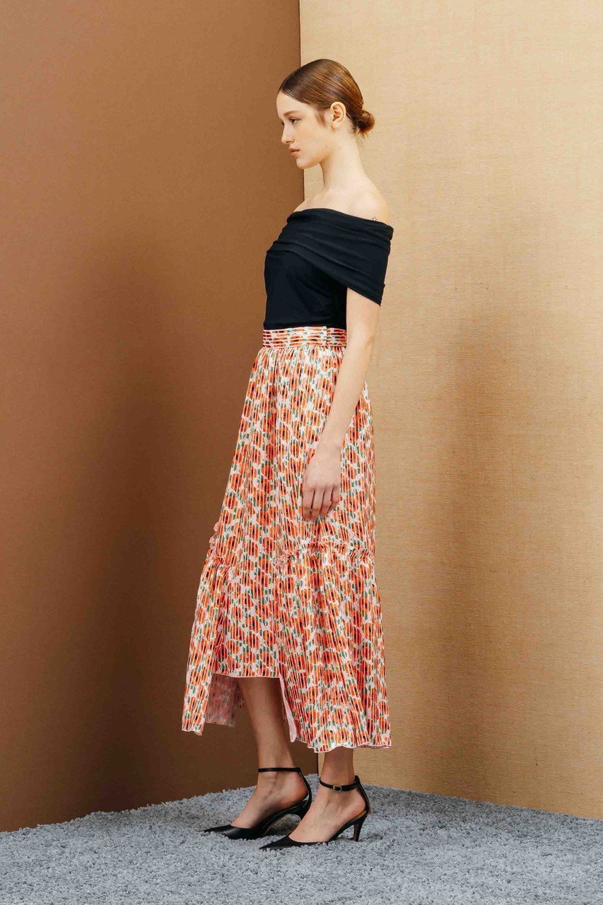 【コルコバード/CORCOVADO】のスカート 人気、トレンドファッション・服の通販 founy(ファニー) ファッション Fashion レディースファッション Fashion for Women スカート Skirts アシンメトリー Asymmetrical Style ギャザー Gathered, Ruffled シンプル Simple, Minimal プリント Print, Printed Pattern ローズ Rose, Rose Motif other-7|ID: prp329100004778136 ipo3291000000034648835