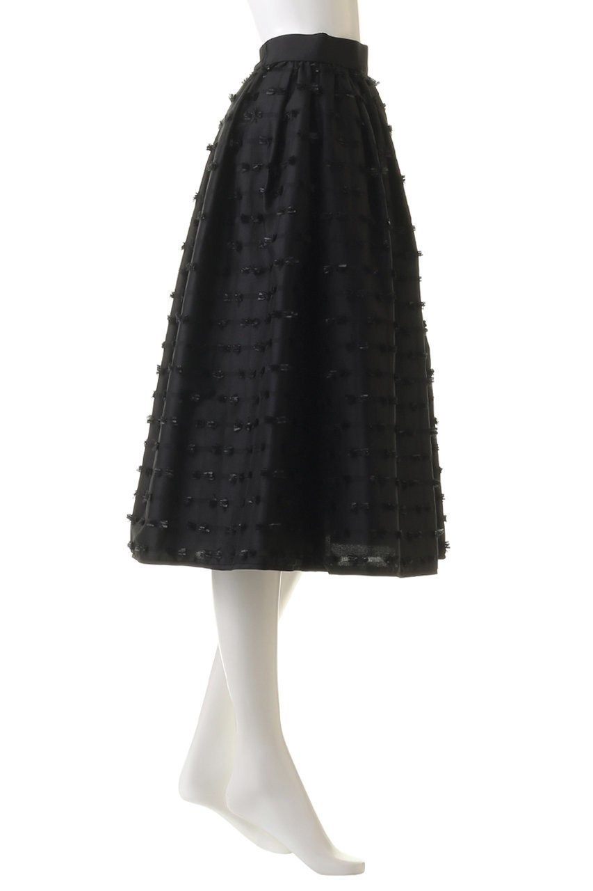 【コルコバード/CORCOVADO】のリボンカットジャカードスカート 人気、トレンドファッション・服の通販 founy(ファニー) 　ファッション　Fashion　レディースファッション　Fashion for Women　スカート　Skirts　エレガント 上品　Elegant　カットソー　Cut and Sewn Top　ジャカード／ジャガード　Jacquard, Woven Pattern　トレンド　Trend, Trending Now　フレア　Flare, Flared　リボン　Ribbon, Bow　other-3|ID: prp329100004778137 ipo3291000000034648844