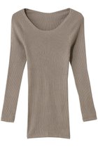 【ナナデェコール/nanadecor / GOODS】のシルクエアリートップス ブラウン|ID:prp329100004778142