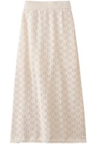 【ナナデコール/nanadecor】のコットンパターンロングスカート ナチュラル|ID: prp329100004778144 ipo3291000000036890934