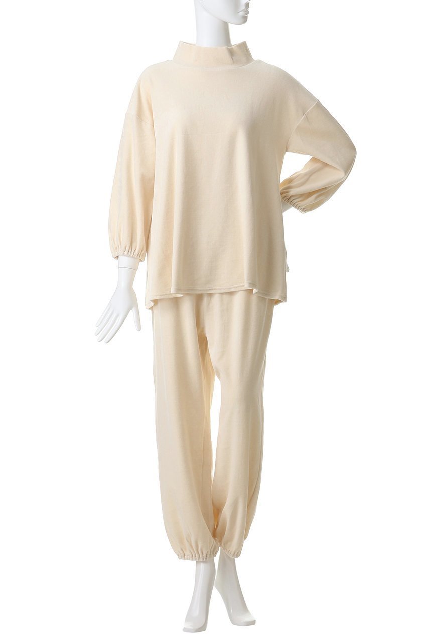 【ナナデェコール/nanadecor / GOODS】のコットンベロアハイネックトップス 人気、トレンドファッション・服の通販 founy(ファニー) 　お家時間・ステイホーム　Stay Home / At Home　なめらか　Smooth, Silky Texture　ハイネック　High Neck, Mock Neck　バランス　Balance, Style Balance　パジャマ　Pajamas, Sleepwear　エレガント 上品　Elegant　冬　Winter / This Winter　新作・新入荷　New Arrivals / New In　other-2|ID: prp329100004778145 ipo3291000000034649013