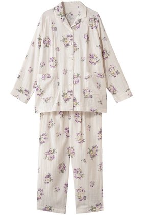 【ナナデェコール/nanadecor / GOODS】のプリムローズ襟付きパジャマ 人気、トレンドファッション・服の通販 founy(ファニー) エレガント 上品 Elegant パジャマ Pajamas, Sleepwear リラックス Relax, Relaxed Fit |ID:prp329100004778147