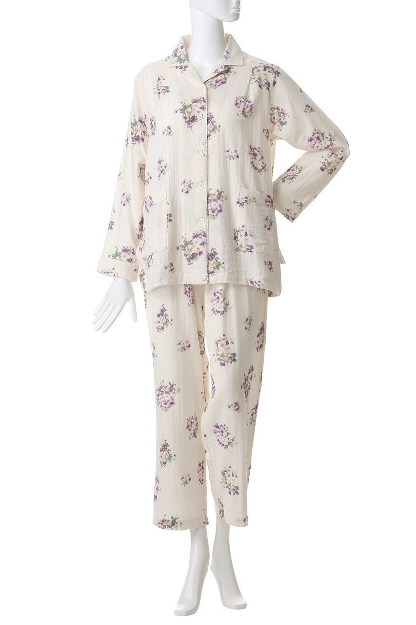 【ナナデェコール/nanadecor / GOODS】のプリムローズ襟付きパジャマ 人気、トレンドファッション・服の通販 founy(ファニー) 　エレガント 上品　Elegant　パジャマ　Pajamas, Sleepwear　リラックス　Relax, Relaxed Fit　新作・新入荷　New Arrivals / New In　other-2|ID: prp329100004778147 ipo3291000000034649031