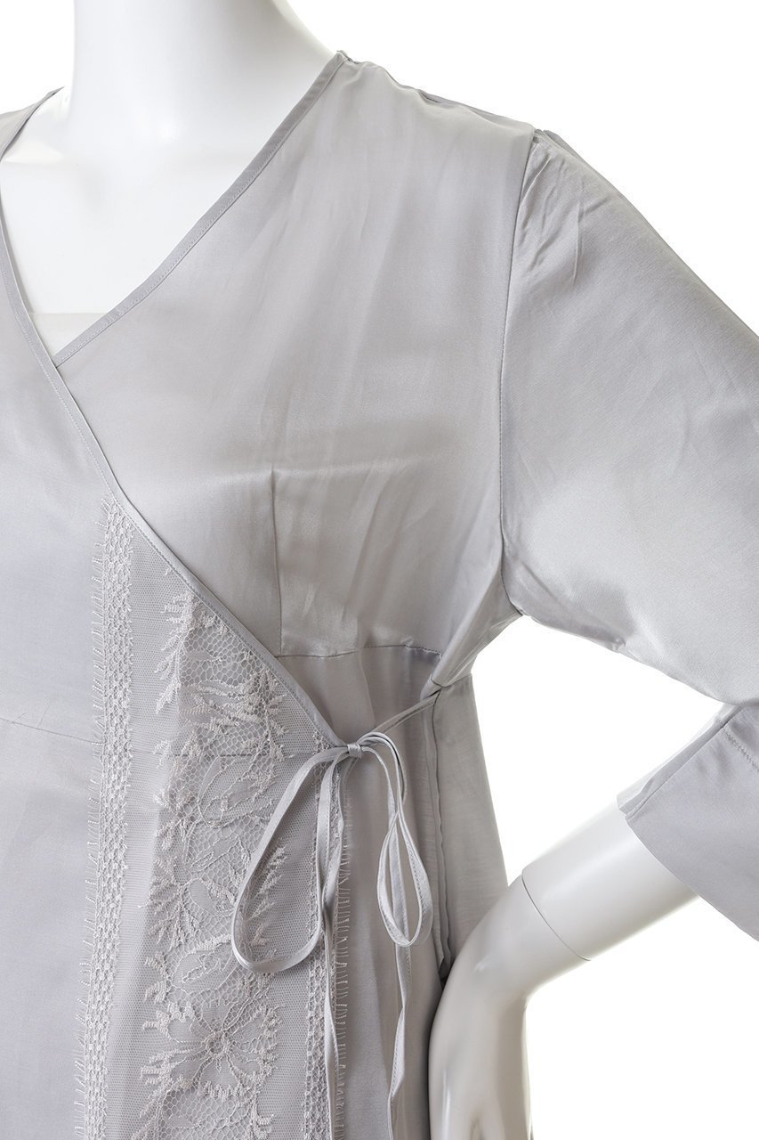 【ランジェリーク/LANGELIQUE】のスプリングガウン 人気、トレンドファッション・服の通販 founy(ファニー) 　ファッション　Fashion　レディースファッション　Fashion for Women　ガウン　Gown, Robe　シルク　Silk, 100% Silk　スプリング　Spring, Spring Collection　パジャマ　Pajamas, Sleepwear　リボン　Ribbon, Bow　新作・新入荷　New Arrivals / New In　other-5|ID: prp329100004778148 ipo3291000000034649041