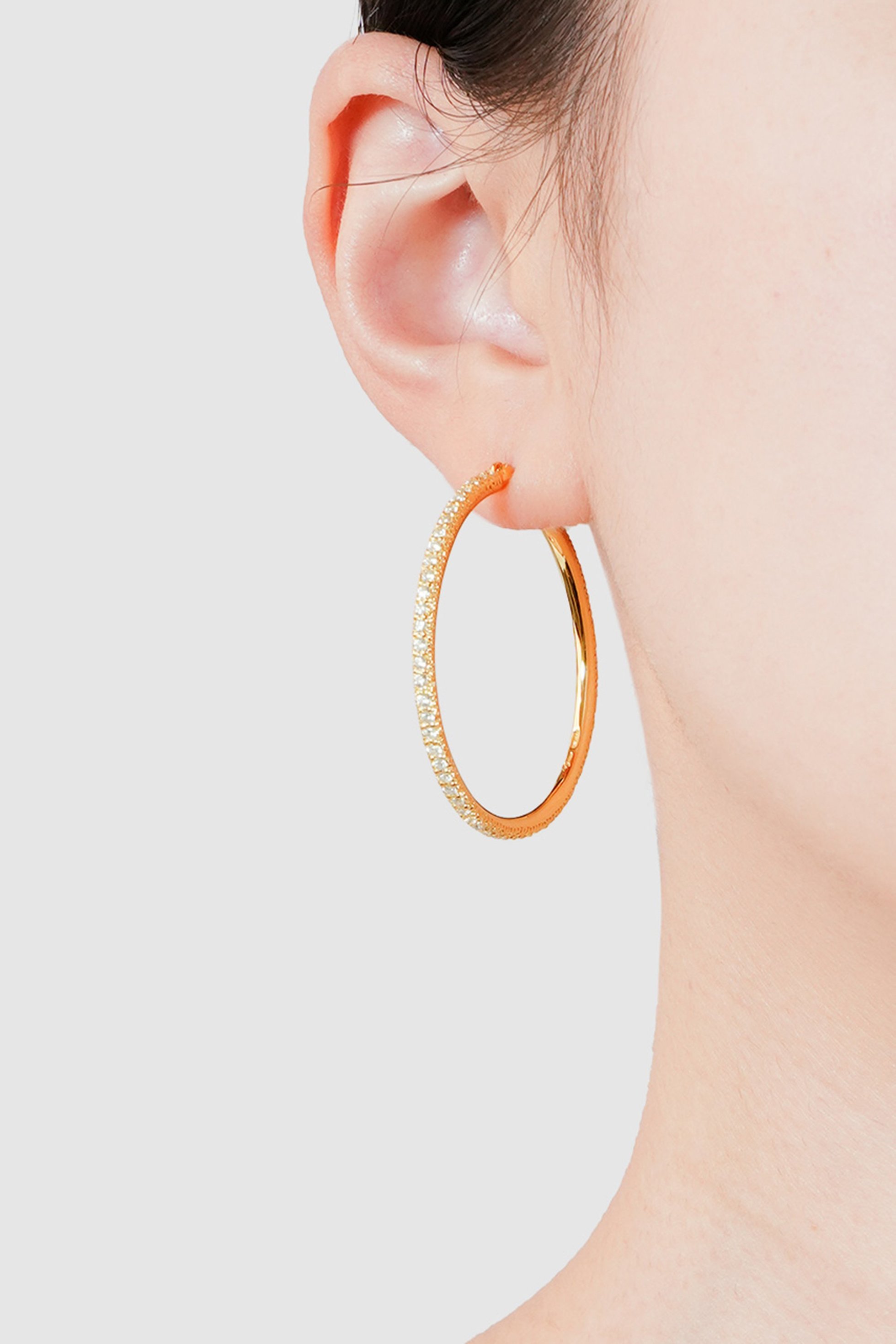 【アヤミ ジュエリー/AYAMI jewelry】のPave Big Hoop ピアス 人気、トレンドファッション・服の通販 founy(ファニー) 　ファッション　Fashion　レディースファッション　Fashion for Women　ジュエリー　Jewelry　ファッションリング　Fashion Rings　イヤリング・フープ・ドロップタイプ　Hoop, Drop & Clip Earrings　イヤリング　Earrings　コレクション　Collection, Seasonal Line　スタンダード　Standard, Basic　人気　Popular, Best Seller　再入荷　Restock / Back in Stock　other-2|ID: prp329100004779374 ipo3291000000034664099