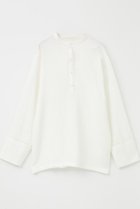 【ハー/HER.】の【11/27 12:00販売開始】ヘンリーネックブラウス 人気、トレンドファッション・服の通販 founy(ファニー) ファッション Fashion レディースファッション Fashion for Women トップス・カットソー Cut & Sew Tops シャツ・ブラウス・オフィスカジュアル Elegant Blouses & Button-Ups インナー Innerwear スリーブ Sleeve, Long Sleeve / Short Sleeve リラックス Relax, Relaxed Fit ロング Long, Long-Length 新作・新入荷 New Arrivals / New In thumbnail オフホワイト|ID: prp329100004779375 ipo3291000000034664103