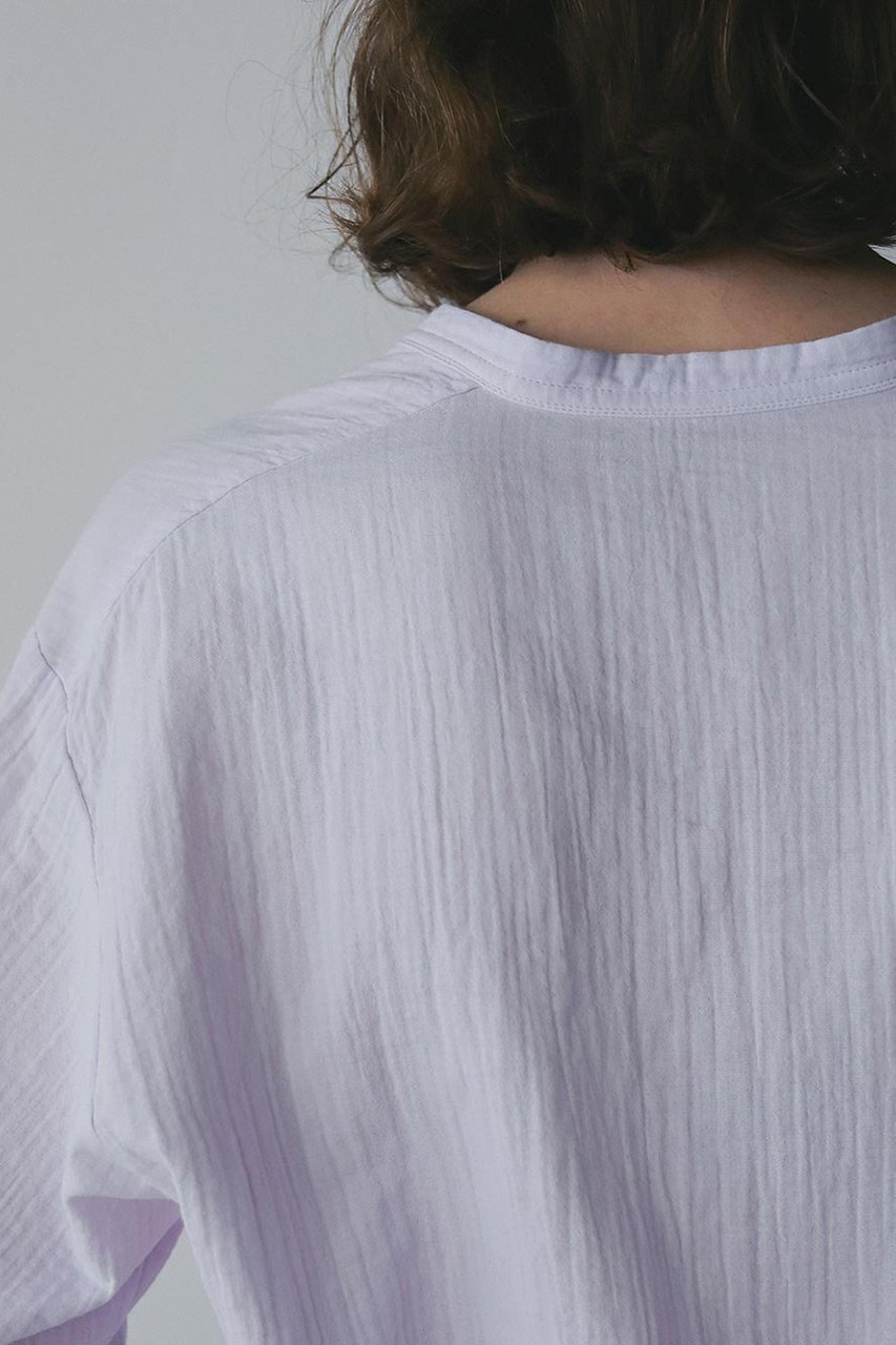 【ハー/HER.】の【11/27 12:00販売開始】ヘンリーネックブラウス 人気、トレンドファッション・服の通販 founy(ファニー) 　ファッション　Fashion　レディースファッション　Fashion for Women　トップス・カットソー　Cut & Sew Tops　シャツ・ブラウス・オフィスカジュアル　Elegant Blouses & Button-Ups　インナー　Innerwear　スリーブ　Sleeve, Long Sleeve / Short Sleeve　リラックス　Relax, Relaxed Fit　ロング　Long, Long-Length　新作・新入荷　New Arrivals / New In　other-6|ID: prp329100004779375 ipo3291000000034664109