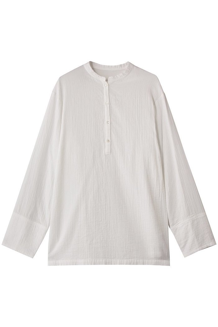 【ハー/HER.】のヘンリーネックブラウス インテリア・キッズ・メンズ・レディースファッション・服の通販 founy(ファニー) https://founy.com/ ファッション Fashion レディースファッション Fashion for Women トップス・カットソー Cut & Sew Tops シャツ・ブラウス・オフィスカジュアル Elegant Blouses & Button-Ups インナー Innerwear スリーブ Sleeve, Long Sleeve / Short Sleeve リラックス Relax, Relaxed Fit ロング Long, Long-Length |ID: prp329100004779375 ipo3291000000036087104