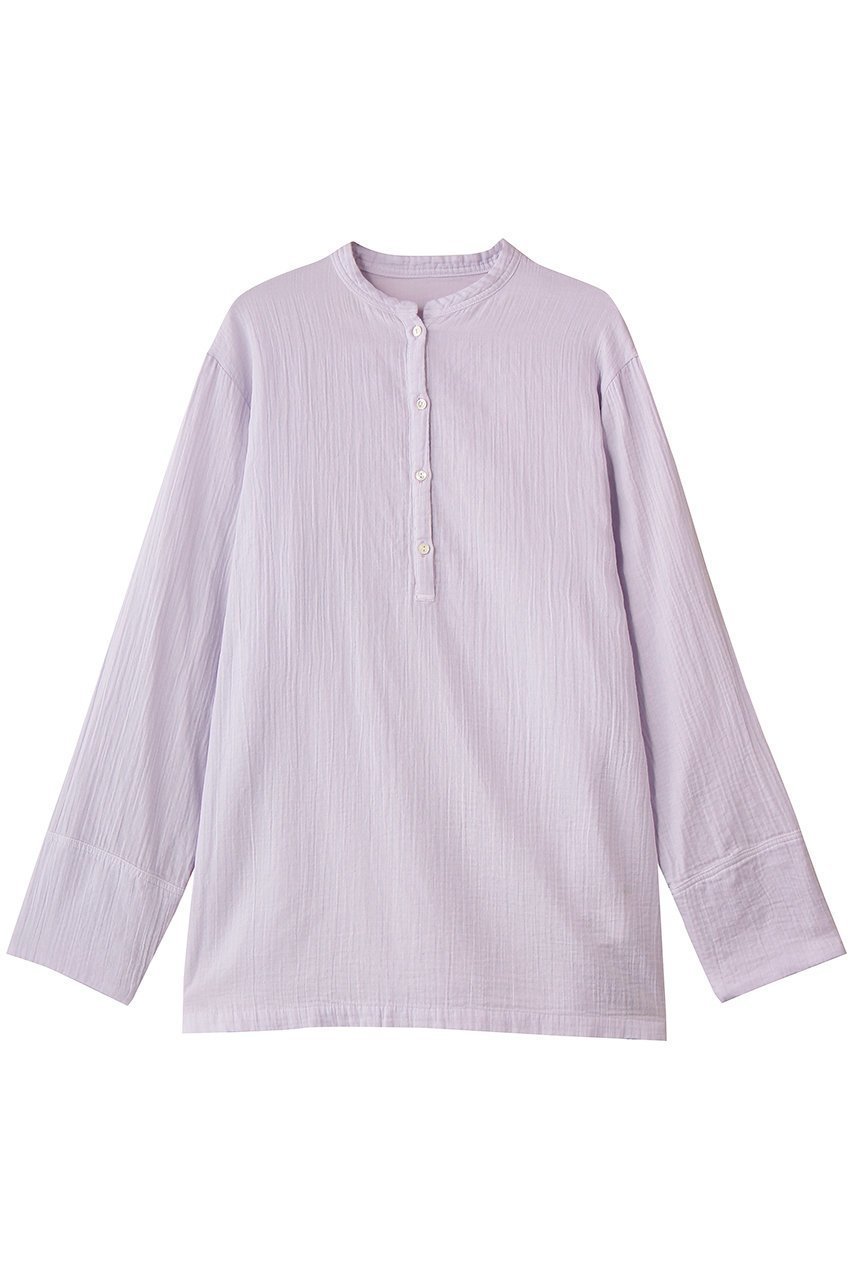 【ハー/HER.】のヘンリーネックブラウス インテリア・キッズ・メンズ・レディースファッション・服の通販 founy(ファニー) ファッション Fashion レディースファッション Fashion for Women トップス・カットソー Cut & Sew Tops シャツ・ブラウス・オフィスカジュアル Elegant Blouses & Button-Ups インナー Innerwear スリーブ Sleeve, Long Sleeve / Short Sleeve リラックス Relax, Relaxed Fit ロング Long, Long-Length ピンク|ID: prp329100004779375 ipo3291000000036087106