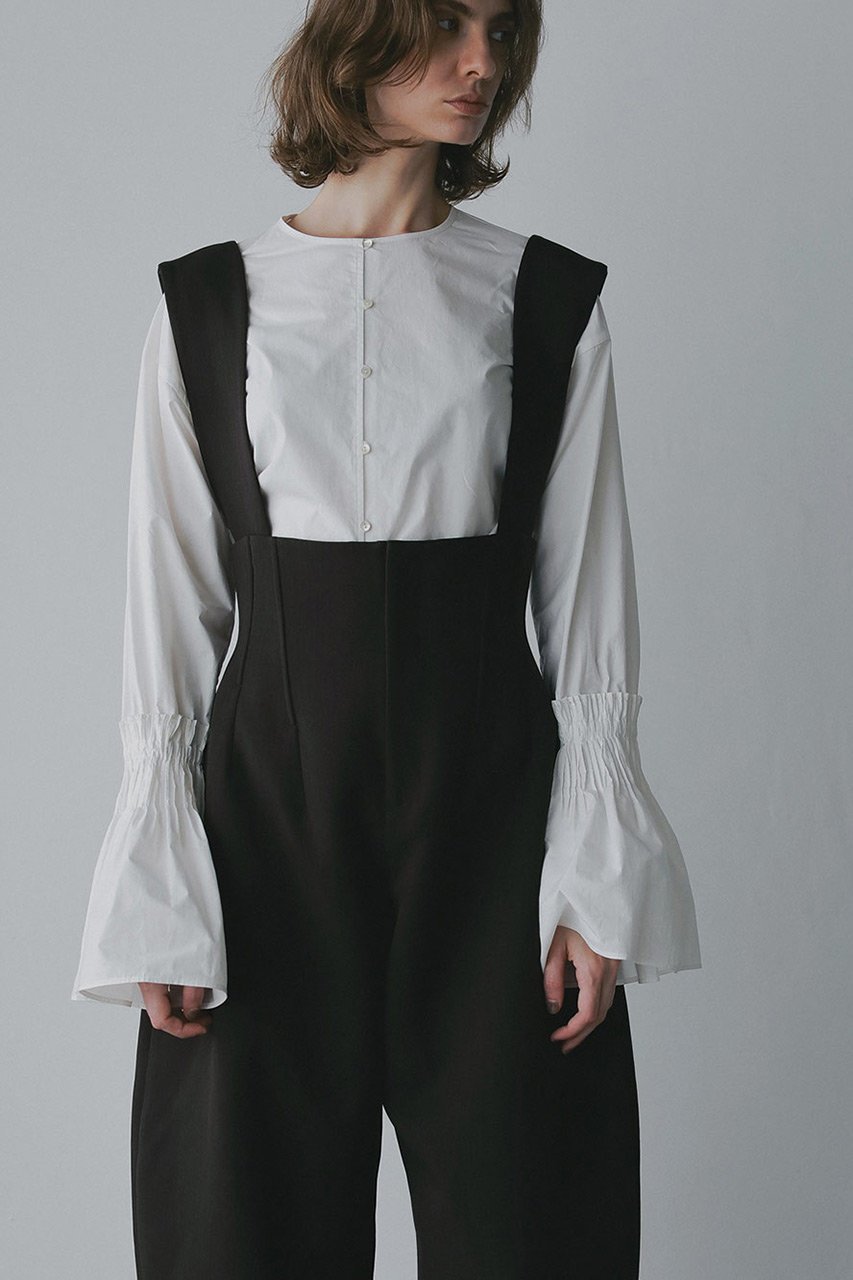 【ハー/HER.】のピンタックフレアカフスブラウス 人気、トレンドファッション・服の通販 founy(ファニー) 　ファッション　Fashion　レディースファッション　Fashion for Women　トップス・カットソー　Cut & Sew Tops　シャツ・ブラウス・オフィスカジュアル　Elegant Blouses & Button-Ups　おすすめ　Recommended / Our Picks　カフス　Cuff Design　コンシャス　Conscious, Bodycon　スリーブ　Sleeve, Long Sleeve / Short Sleeve　フレア　Flare, Flared　ロング　Long, Long-Length　other-7|ID: prp329100004779376 ipo3291000000035566292