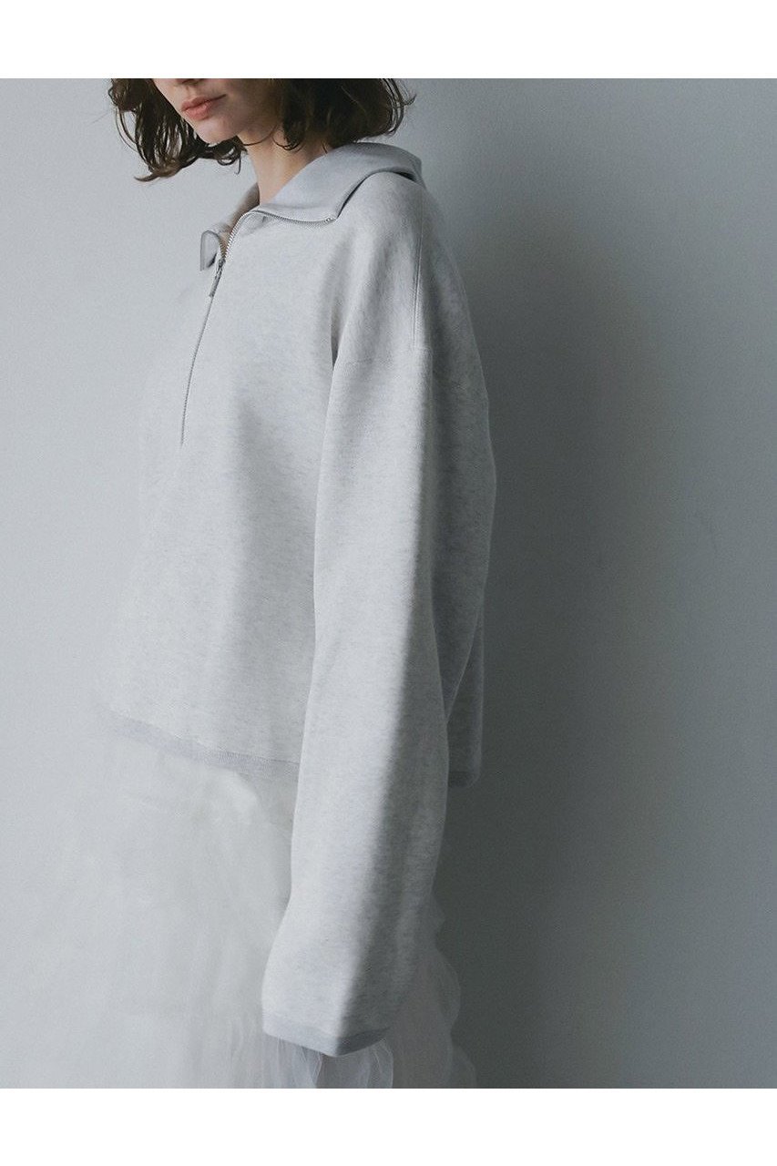 【ハー/HER.】の【11/27 12:00販売開始】ビッグカラーハーフジッププルオーバー 人気、トレンドファッション・服の通販 founy(ファニー) 　ファッション　Fashion　レディースファッション　Fashion for Women　トップス・カットソー　Cut & Sew Tops　シャツ・ブラウス・オフィスカジュアル　Elegant Blouses & Button-Ups　レディースパーカー・カジュアルフーディー　Casual Hoodies & Sweatshirts　ロングTシャツ・Tシャツ　Longline T-Shirts & Tees　カジュアルプルオーバー・ニットトップス　Pullovers & Knit Tops / Casual Pullovers　スウェット・クルーネックトップス　Sweatshirts & Crewnecks / Relaxed Fit Sweat Tops　カットソー・ベーシックTシャツ　Cut-and-Sewn Tops / Stretch Tees & Basics　バランス　Balance, Style Balance　ビッグ　Big, Oversized　新作・新入荷　New Arrivals / New In　other-4|ID: prp329100004779377 ipo3291000000034664125