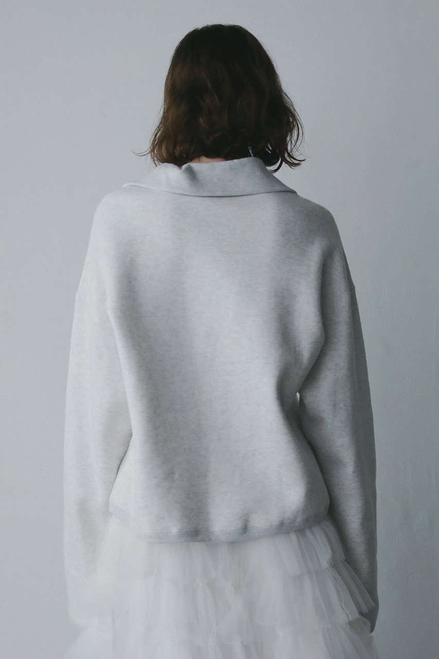 【ハー/HER.】の【11/27 12:00販売開始】ビッグカラーハーフジッププルオーバー 人気、トレンドファッション・服の通販 founy(ファニー) 　ファッション　Fashion　レディースファッション　Fashion for Women　トップス・カットソー　Cut & Sew Tops　シャツ・ブラウス・オフィスカジュアル　Elegant Blouses & Button-Ups　レディースパーカー・カジュアルフーディー　Casual Hoodies & Sweatshirts　ロングTシャツ・Tシャツ　Longline T-Shirts & Tees　カジュアルプルオーバー・ニットトップス　Pullovers & Knit Tops / Casual Pullovers　スウェット・クルーネックトップス　Sweatshirts & Crewnecks / Relaxed Fit Sweat Tops　カットソー・ベーシックTシャツ　Cut-and-Sewn Tops / Stretch Tees & Basics　バランス　Balance, Style Balance　ビッグ　Big, Oversized　新作・新入荷　New Arrivals / New In　other-5|ID: prp329100004779377 ipo3291000000034664126