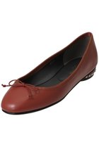 【エリオポール/heliopole】の【J&M DAVIDSON】スタッズバレリーナ バレエシューズ レッド|ID:prp329100004779924