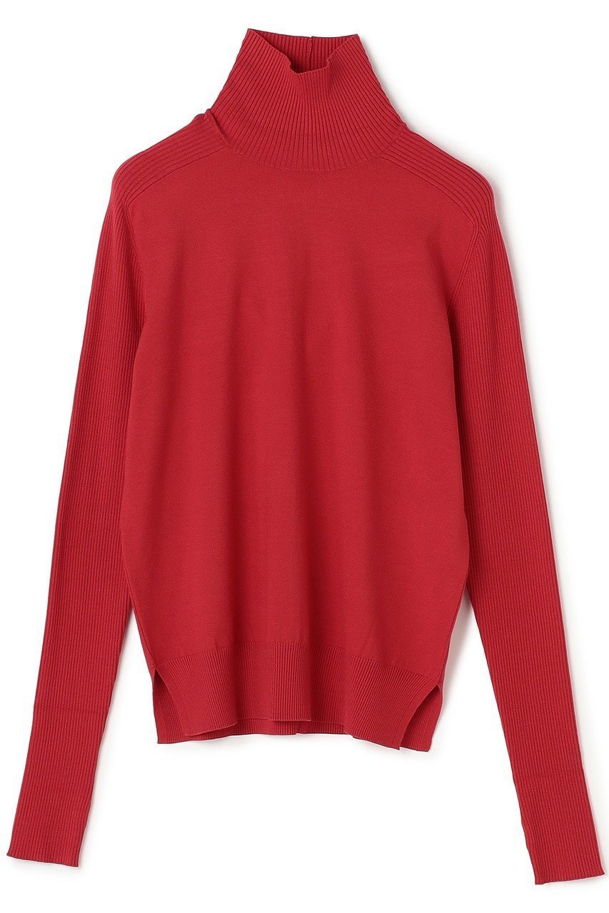 【ベイジ,/BEIGE,】のWILLOW / サムホールハイネックニット/ インテリア・キッズ・メンズ・レディースファッション・服の通販 founy(ファニー) 　ファッション　Fashion　レディースファッション　Fashion for Women　トップス・カットソー　Cut & Sew Tops　ニット　Knit Tops & Sweaters　カジュアルプルオーバー・ニットトップス　Pullovers & Knit Tops / Casual Pullovers　おすすめ　Recommended / Our Picks　シンプル　Simple, Minimal　ストレッチ　Stretch, Stretchy Fabric　スリット　Slit, Slit Detail　タートル　Turtleneck, Turtle Collar　ハイネック　High Neck, Mock Neck　ロング　Long, Long-Length　人気　Popular, Best Seller　新作・新入荷　New Arrivals / New In　Red|ID: prp329100004779927 ipo3291000000034673716