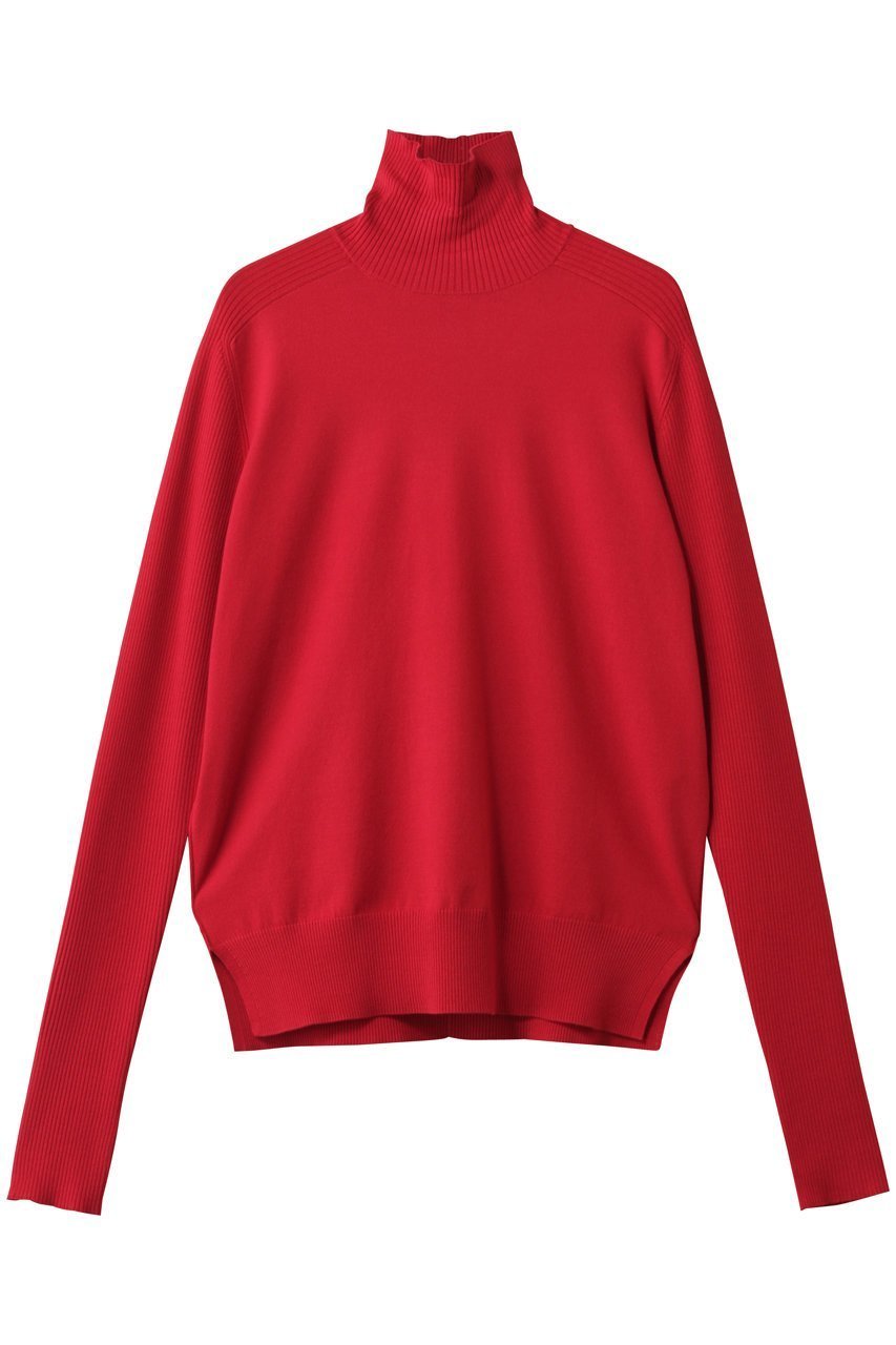 【ベイジ,/BEIGE,】のWILLOW / サムホールハイネックニット/ インテリア・キッズ・メンズ・レディースファッション・服の通販 founy(ファニー) 　ファッション　Fashion　レディースファッション　Fashion for Women　トップス・カットソー　Cut & Sew Tops　ニット　Knit Tops & Sweaters　カジュアルプルオーバー・ニットトップス　Pullovers & Knit Tops / Casual Pullovers　おすすめ　Recommended / Our Picks　シンプル　Simple, Minimal　ストレッチ　Stretch, Stretchy Fabric　スリット　Slit, Slit Detail　タートル　Turtleneck, Turtle Collar　ハイネック　High Neck, Mock Neck　ロング　Long, Long-Length　人気　Popular, Best Seller　Red|ID: prp329100004779927 ipo3291000000036803402