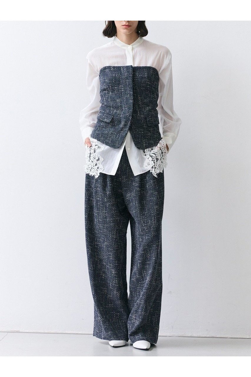 【ベイジ,/BEIGE,】のGALENA / コットンレースバンドカラーシャツ/ 人気、トレンドファッション・服の通販 founy(ファニー) 　ファッション　Fashion　レディースファッション　Fashion for Women　トップス・カットソー　Cut & Sew Tops　シャツ・ブラウス・オフィスカジュアル　Elegant Blouses & Button-Ups　オケージョン　Occasion Wear　スリーブ　Sleeve, Long Sleeve / Short Sleeve　デニム　Denim, Jeans Material　トレンド　Trend, Trending Now　ビスチェ　Bustier, Corset Top　ボトム　Bottoms, Lower Wear　レース　Lace, Lace Fabric　ロング　Long, Long-Length　ビジネス 仕事 通勤　Business / Work / Commuting　新作・新入荷　New Arrivals / New In　other-2|ID: prp329100004779931 ipo3291000000034673738