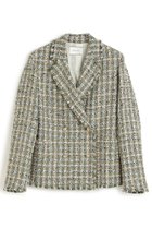 【ベイジ,/BEIGE,】のBERYL / ファンシーツイードダブルジャケット/ Khaki Mix|ID:prp329100004779932