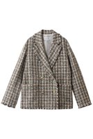 【ベイジ,/BEIGE,】のBERYL / ファンシーツイードダブルジャケット/ 人気、トレンドファッション・服の通販 founy(ファニー) ファッション Fashion レディースファッション Fashion for Women アウター Coat / Outerwear Collection レディースジャケット・軽アウター Jackets エレガント 上品 Elegant オケージョン Occasion Wear ジャケット Jacket, Outerwear セットアップ Set-Up, Coordinated Outfit ダブル Double, Double-Breasted ツイード Twill, Twill Weave デニム Denim, Jeans Material フリンジ Fringe, Tassel マニッシュ Mannish, Boyish |ID:prp329100004779932