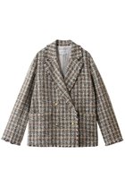 【ベイジ,/BEIGE,】のBERYL / ファンシーツイードダブルジャケット/ 人気、トレンドファッション・服の通販 founy(ファニー) ファッション Fashion レディースファッション Fashion for Women アウター Coat / Outerwear Collection レディースジャケット・軽アウター Jackets エレガント 上品 Elegant オケージョン Occasion Wear ジャケット Jacket, Outerwear セットアップ Set-Up, Coordinated Outfit ダブル Double, Double-Breasted ツイード Twill, Twill Weave デニム Denim, Jeans Material フリンジ Fringe, Tassel マニッシュ Mannish, Boyish thumbnail Khaki Mix|ID: prp329100004779932 ipo3291000000035351158
