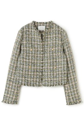 【ベイジ,/BEIGE,】のBERYL / ファンシーツイードノーカラージャケット/ 人気、トレンドファッション・服の通販 founy(ファニー) ファッション Fashion レディースファッション Fashion for Women アウター Coat / Outerwear Collection レディースジャケット・軽アウター Jackets ノーカラージャケット / シンプル上品コーデ Collarless Jackets オケージョン Occasion Wear ジャケット Jacket, Outerwear セットアップ Set-Up, Coordinated Outfit ツイード Twill, Twill Weave デニム Denim, Jeans Material フリンジ Fringe, Tassel エレガント 上品 Elegant 新作・新入荷 New Arrivals / New In |ID:prp329100004779933