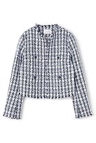 【ベイジ,/BEIGE,】のBERYL / ファンシーツイードノーカラージャケット/ Navy Mix|ID:prp329100004779933