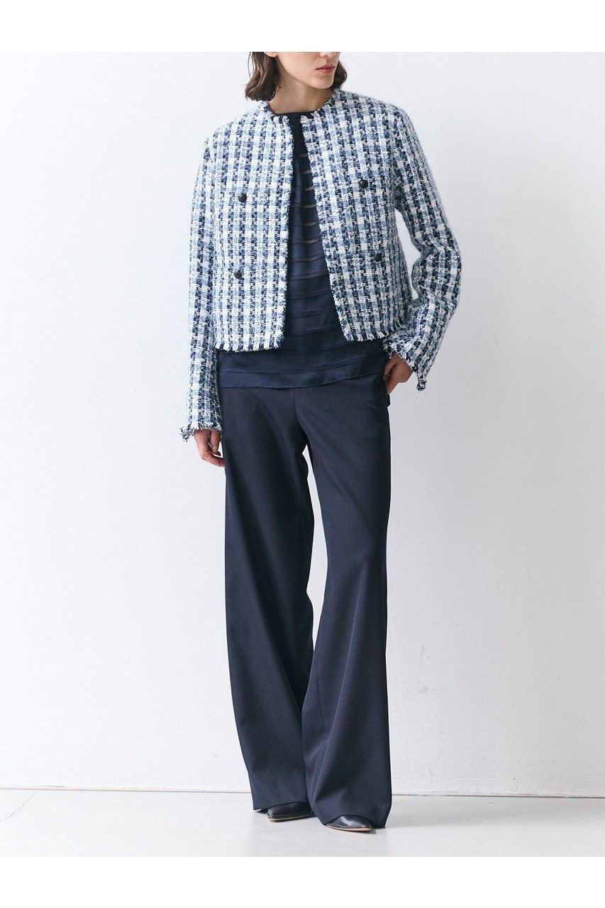 【ベイジ,/BEIGE,】のBERYL / ファンシーツイードノーカラージャケット/ 人気、トレンドファッション・服の通販 founy(ファニー) 　ファッション　Fashion　レディースファッション　Fashion for Women　アウター　Coat / Outerwear Collection　レディースジャケット・軽アウター　Jackets　ノーカラージャケット / シンプル上品コーデ　Collarless Jackets　オケージョン　Occasion Wear　ジャケット　Jacket, Outerwear　セットアップ　Set-Up, Coordinated Outfit　ツイード　Twill, Twill Weave　デニム　Denim, Jeans Material　フリンジ　Fringe, Tassel　エレガント 上品　Elegant　新作・新入荷　New Arrivals / New In　other-2|ID: prp329100004779933 ipo3291000000034673752