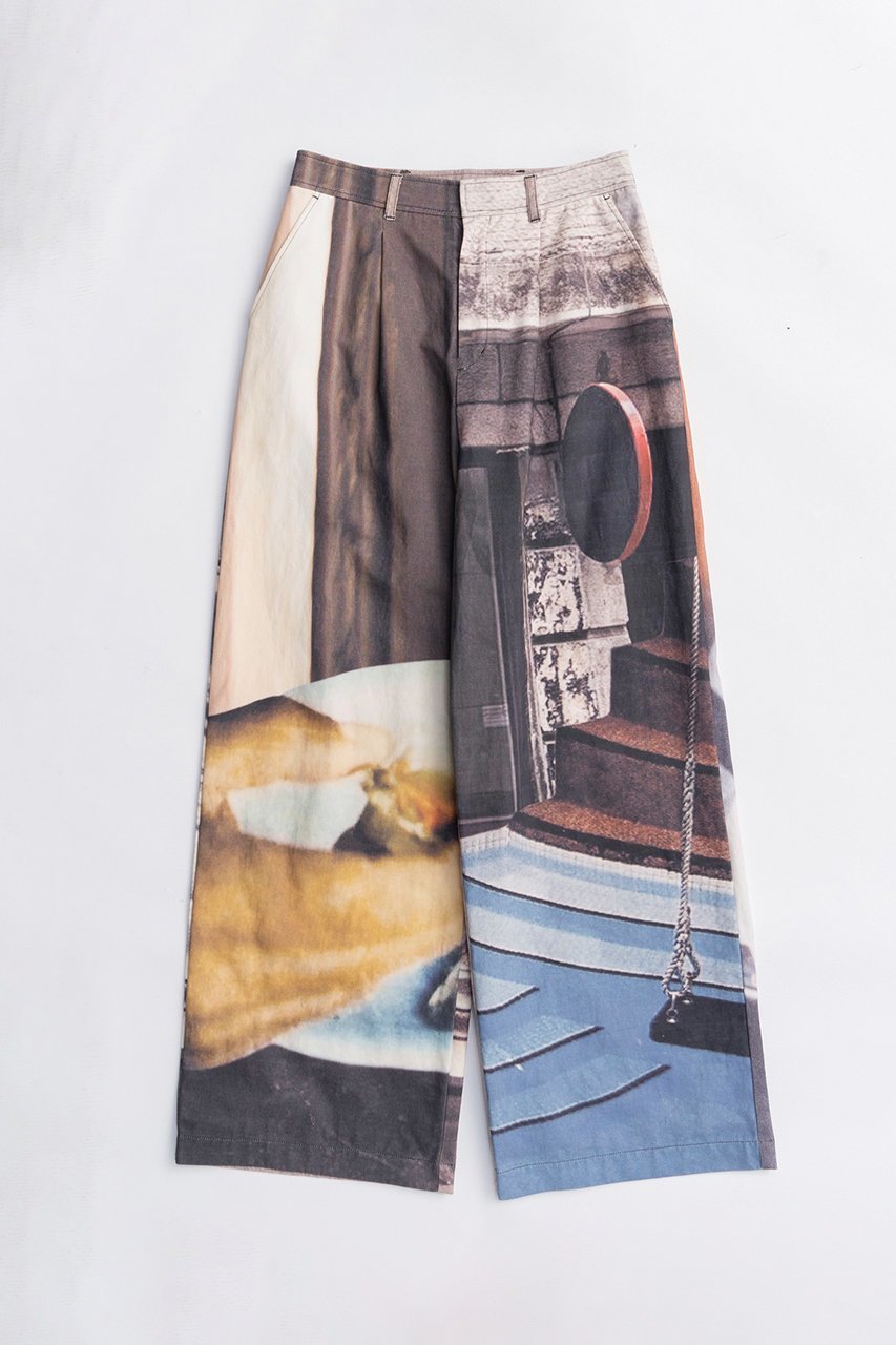 【メゾンスペシャル/MAISON SPECIAL】のCityscape Photo Collage Pants/シティースケープフォトコラージュパンツ 人気、トレンドファッション・服の通販 founy(ファニー) 　ファッション　Fashion　レディースファッション　Fashion for Women　パンツ　Pants & Trousers　グラフィック　Graphic, Graphic Design　プリント　Print, Printed Pattern　ワイド　Wide, Wide Fit　新作・新入荷　New Arrivals / New In　旅行　Travel　 other-1|ID: prp329100004779934 ipo3291000000034673755