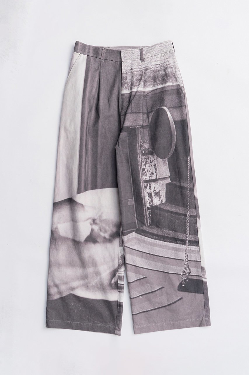 【メゾンスペシャル/MAISON SPECIAL】のCityscape Photo Collage Pants/シティースケープフォトコラージュパンツ インテリア・キッズ・メンズ・レディースファッション・服の通販 founy(ファニー) 　ファッション　Fashion　レディースファッション　Fashion for Women　パンツ　Pants & Trousers　グラフィック　Graphic, Graphic Design　プリント　Print, Printed Pattern　ワイド　Wide, Wide Fit　新作・新入荷　New Arrivals / New In　旅行　Travel　BLK(ブラック)|ID: prp329100004779934 ipo3291000000034673757