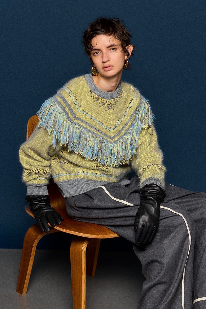 【メゾンスペシャル/MAISON SPECIAL】のFringe Feather Knit/フリンジフェザーニット 人気、トレンドファッション・服の通販 founy(ファニー) ファッション Fashion レディースファッション Fashion for Women トップス・カットソー Cut & Sew Tops ニット Knit Tops & Sweaters カジュアルプルオーバー・ニットトップス Pullovers & Knit Tops / Casual Pullovers シンプル Simple, Minimal トレンド Trend, Trending Now フリンジ Fringe, Tassel ボトム Bottoms, Lower Wear 新作・新入荷 New Arrivals / New In A/W・秋冬 Autumn/Winter other-3|ID: prp329100004779935 ipo3291000000034673763