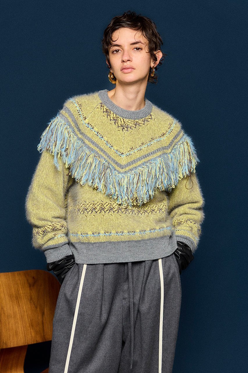 【メゾンスペシャル/MAISON SPECIAL】のFringe Feather Knit/フリンジフェザーニット 人気、トレンドファッション・服の通販 founy(ファニー) ファッション Fashion レディースファッション Fashion for Women トップス・カットソー Cut & Sew Tops ニット Knit Tops & Sweaters カジュアルプルオーバー・ニットトップス Pullovers & Knit Tops / Casual Pullovers シンプル Simple, Minimal トレンド Trend, Trending Now フリンジ Fringe, Tassel ボトム Bottoms, Lower Wear 新作・新入荷 New Arrivals / New In A/W・秋冬 Autumn/Winter other-7|ID: prp329100004779935 ipo3291000000034673767