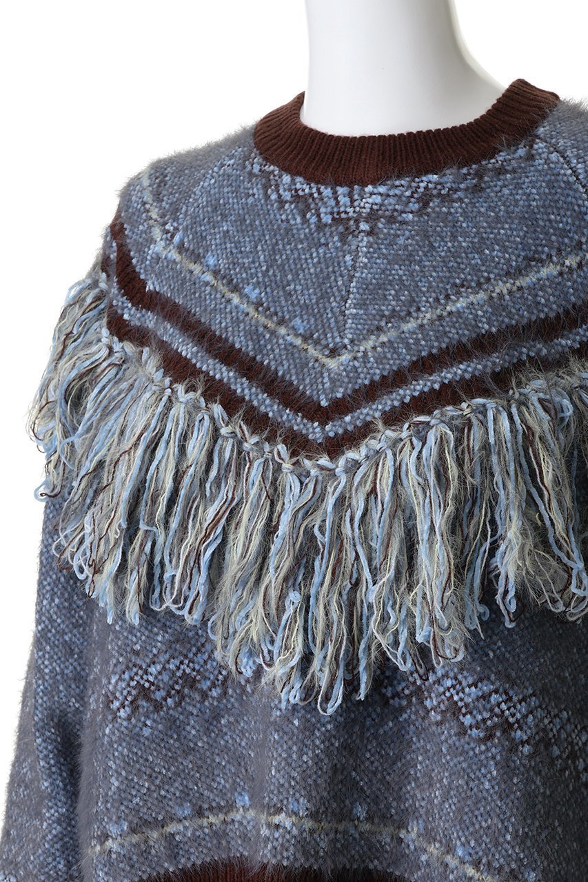【メゾンスペシャル/MAISON SPECIAL】のFringe Feather Knit/フリンジフェザーニット 人気、トレンドファッション・服の通販 founy(ファニー) ファッション Fashion レディースファッション Fashion for Women トップス・カットソー Cut & Sew Tops ニット Knit Tops & Sweaters カジュアルプルオーバー・ニットトップス Pullovers & Knit Tops / Casual Pullovers シンプル Simple, Minimal トレンド Trend, Trending Now フリンジ Fringe, Tassel ボトム Bottoms, Lower Wear A/W・秋冬 Autumn/Winter other-8|ID: prp329100004779935 ipo3291000000034778606