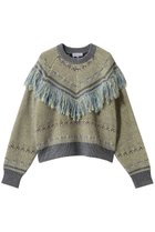 【メゾンスペシャル/MAISON SPECIAL】のFringe Feather Knit/フリンジフェザーニット 人気、トレンドファッション・服の通販 founy(ファニー) ファッション Fashion レディースファッション Fashion for Women トップス・カットソー Cut & Sew Tops ニット Knit Tops & Sweaters カジュアルプルオーバー・ニットトップス Pullovers & Knit Tops / Casual Pullovers シンプル Simple, Minimal トレンド Trend, Trending Now フリンジ Fringe, Tassel ボトム Bottoms, Lower Wear A/W・秋冬 Autumn/Winter thumbnail GRY(グレー)|ID: prp329100004779935 ipo3291000000035942693