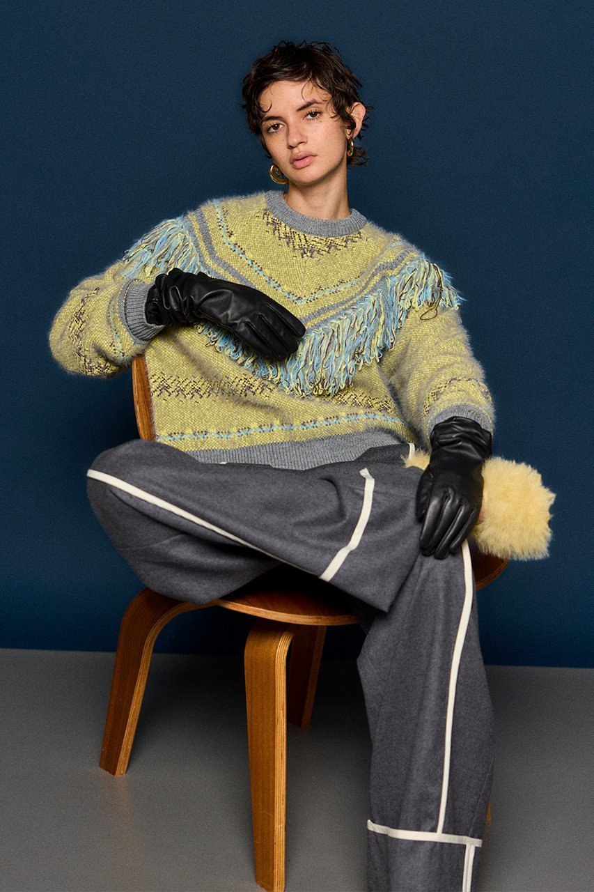 【メゾンスペシャル/MAISON SPECIAL】のFringe Feather Knit/フリンジフェザーニット 人気、トレンドファッション・服の通販 founy(ファニー) ファッション Fashion レディースファッション Fashion for Women トップス・カットソー Cut & Sew Tops ニット Knit Tops & Sweaters カジュアルプルオーバー・ニットトップス Pullovers & Knit Tops / Casual Pullovers シンプル Simple, Minimal トレンド Trend, Trending Now フリンジ Fringe, Tassel ボトム Bottoms, Lower Wear A/W・秋冬 Autumn/Winter other-6|ID: prp329100004779935 ipo3291000000035942698