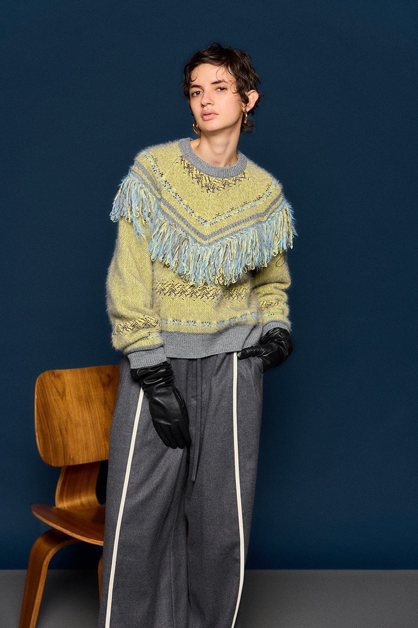 【メゾンスペシャル/MAISON SPECIAL】のFringe Feather Knit/フリンジフェザーニット 人気、トレンドファッション・服の通販 founy(ファニー) ファッション Fashion レディースファッション Fashion for Women トップス・カットソー Cut & Sew Tops ニット Knit Tops & Sweaters カジュアルプルオーバー・ニットトップス Pullovers & Knit Tops / Casual Pullovers シンプル Simple, Minimal トレンド Trend, Trending Now フリンジ Fringe, Tassel ボトム Bottoms, Lower Wear A/W・秋冬 Autumn/Winter other-8|ID: prp329100004779935 ipo3291000000035942700