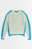 【メゾンスペシャル/MAISON SPECIAL】のKid Mohair Two-Tone Knit Top/キッドモヘアバイカラーニットトップ LIME(ライム)|ID: prp329100004779936 ipo3291000000034673769