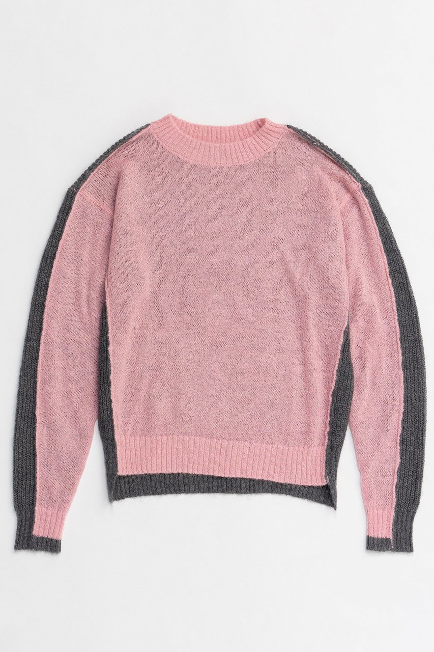 【メゾンスペシャル/MAISON SPECIAL】のKid Mohair Two-Tone Knit Top/キッドモヘアバイカラーニットトップ インテリア・キッズ・メンズ・レディースファッション・服の通販 founy(ファニー) ファッション Fashion レディースファッション Fashion for Women トップス・カットソー Cut & Sew Tops ニット Knit Tops & Sweaters カジュアルプルオーバー・ニットトップス Pullovers & Knit Tops / Casual Pullovers タートル Turtleneck, Turtle Collar エレガント 上品 Elegant 冬 Winter / This Winter 新作・新入荷 New Arrivals / New In PNK(ピンク)|ID: prp329100004779936 ipo3291000000034673770
