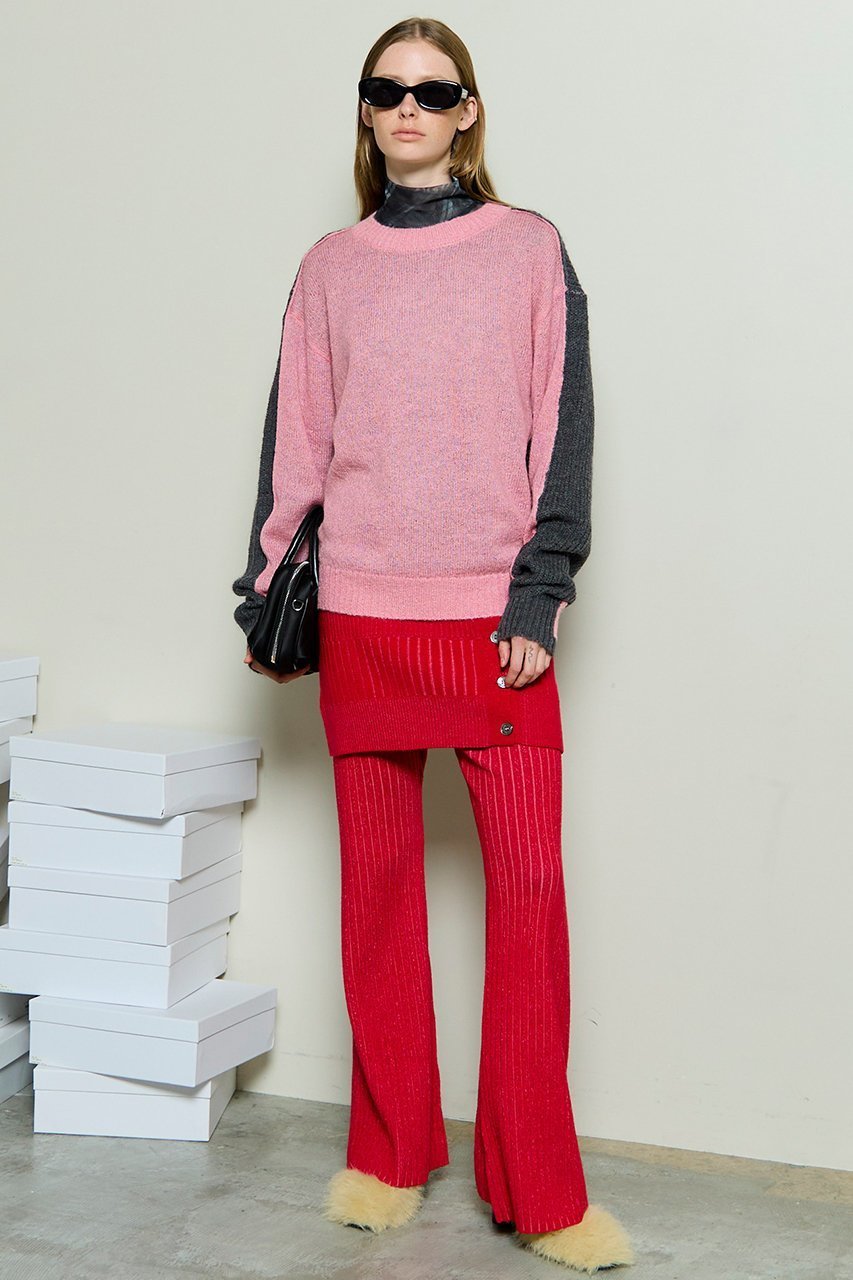 【メゾンスペシャル/MAISON SPECIAL】のKid Mohair Two-Tone Knit Top/キッドモヘアバイカラーニットトップ 人気、トレンドファッション・服の通販 founy(ファニー) ファッション Fashion レディースファッション Fashion for Women トップス・カットソー Cut & Sew Tops ニット Knit Tops & Sweaters カジュアルプルオーバー・ニットトップス Pullovers & Knit Tops / Casual Pullovers タートル Turtleneck, Turtle Collar エレガント 上品 Elegant 冬 Winter / This Winter 新作・新入荷 New Arrivals / New In other-2|ID: prp329100004779936 ipo3291000000034673771