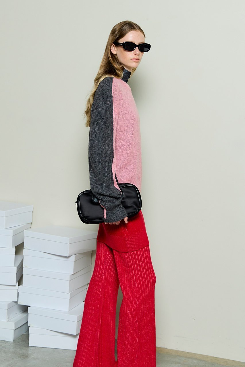 【メゾンスペシャル/MAISON SPECIAL】のKid Mohair Two-Tone Knit Top/キッドモヘアバイカラーニットトップ 人気、トレンドファッション・服の通販 founy(ファニー) ファッション Fashion レディースファッション Fashion for Women トップス・カットソー Cut & Sew Tops ニット Knit Tops & Sweaters カジュアルプルオーバー・ニットトップス Pullovers & Knit Tops / Casual Pullovers タートル Turtleneck, Turtle Collar エレガント 上品 Elegant 冬 Winter / This Winter 新作・新入荷 New Arrivals / New In other-5|ID: prp329100004779936 ipo3291000000034673774