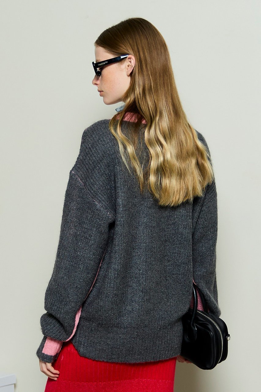 【メゾンスペシャル/MAISON SPECIAL】のKid Mohair Two-Tone Knit Top/キッドモヘアバイカラーニットトップ 人気、トレンドファッション・服の通販 founy(ファニー) ファッション Fashion レディースファッション Fashion for Women トップス・カットソー Cut & Sew Tops ニット Knit Tops & Sweaters カジュアルプルオーバー・ニットトップス Pullovers & Knit Tops / Casual Pullovers タートル Turtleneck, Turtle Collar エレガント 上品 Elegant 冬 Winter / This Winter 新作・新入荷 New Arrivals / New In other-7|ID: prp329100004779936 ipo3291000000034673776