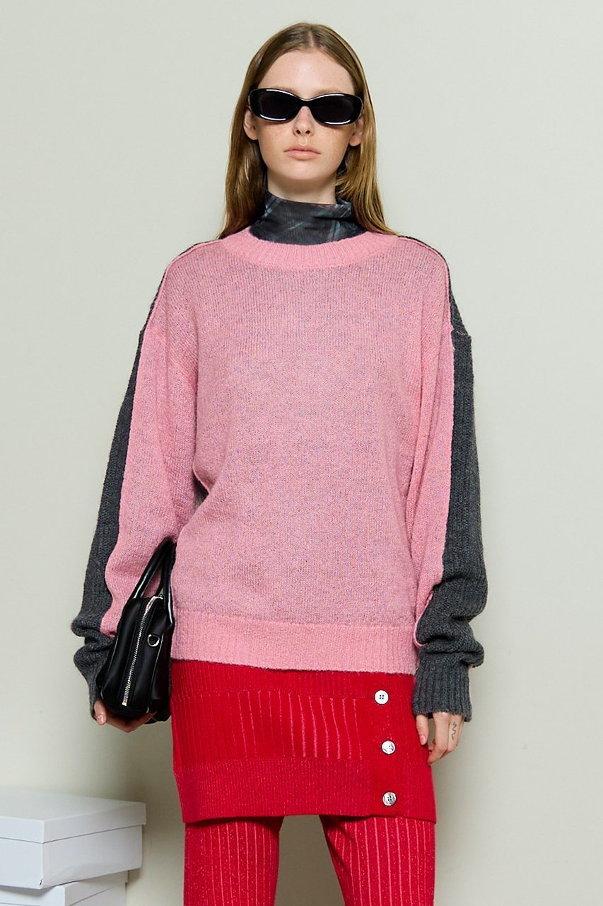 【メゾンスペシャル/MAISON SPECIAL】のKid Mohair Two-Tone Knit Top/キッドモヘアバイカラーニットトップ 人気、トレンドファッション・服の通販 founy(ファニー) ファッション Fashion レディースファッション Fashion for Women トップス・カットソー Cut & Sew Tops ニット Knit Tops & Sweaters カジュアルプルオーバー・ニットトップス Pullovers & Knit Tops / Casual Pullovers タートル Turtleneck, Turtle Collar エレガント 上品 Elegant 冬 Winter / This Winter 新作・新入荷 New Arrivals / New In other-8|ID: prp329100004779936 ipo3291000000034673777