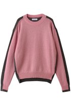【メゾンスペシャル/MAISON SPECIAL】のKid Mohair Two-Tone Knit Top/キッドモヘアバイカラーニットトップ PNK(ピンク)|ID: prp329100004779936 ipo3291000000035804493