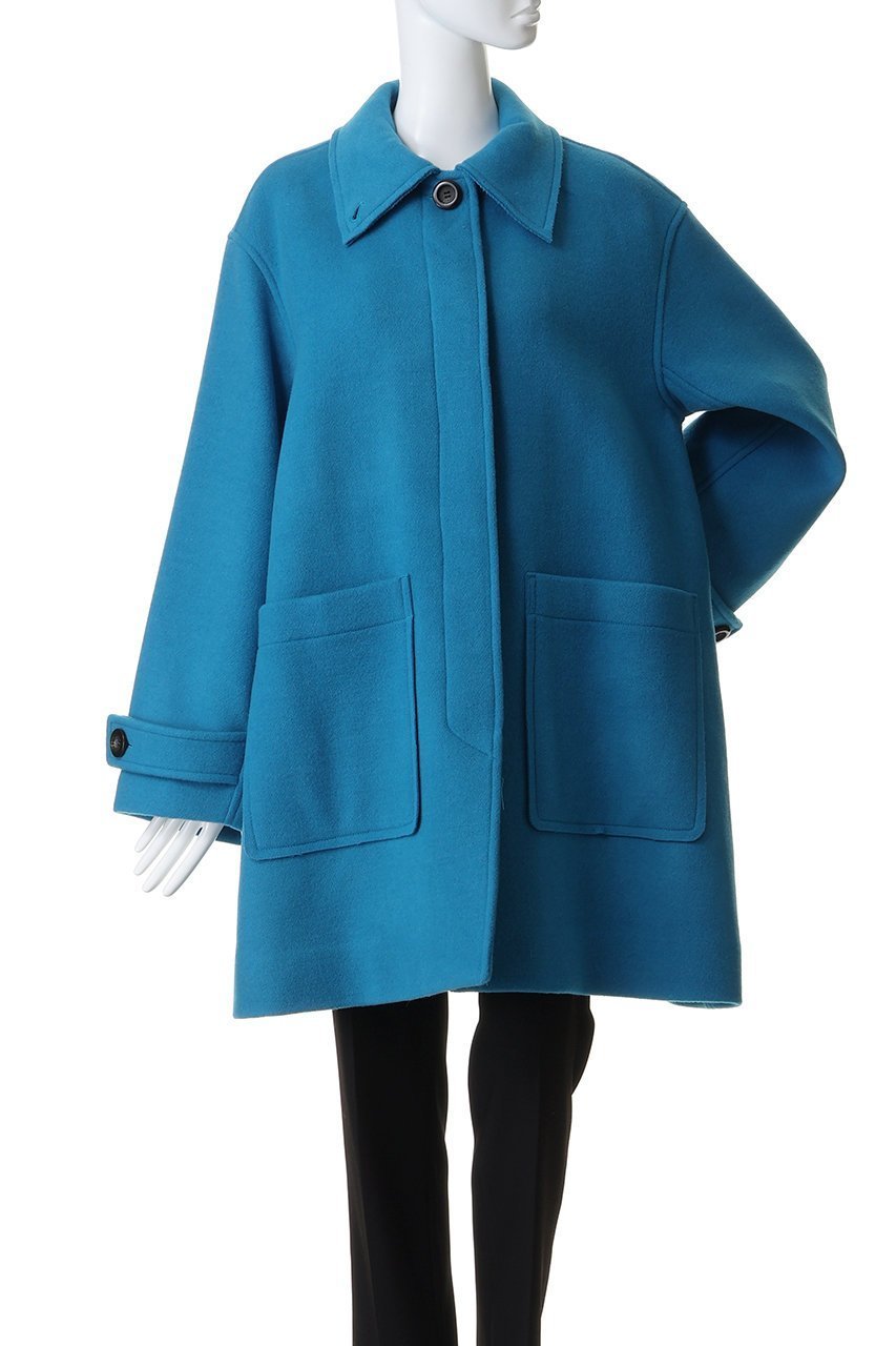 【メゾンスペシャル/MAISON SPECIAL】のMelton Coat/メルトンコート 人気、トレンドファッション・服の通販 founy(ファニー) 　ファッション　Fashion　レディースファッション　Fashion for Women　アウター　Coat / Outerwear Collection　コート・ロングコート・ピーコート　Long Coats, Peacoats & More　ショート　Short, Short Length　シルバー　Silver, Metallic Silver　スタンド　Stand Collar, Upright Stand　ポケット　Pocket, Pocket Detail　メルトン　Melton, Heavy Wool　冬　Winter / This Winter　エレガント 上品　Elegant　other-2|ID: prp329100004779941 ipo3291000000035884350