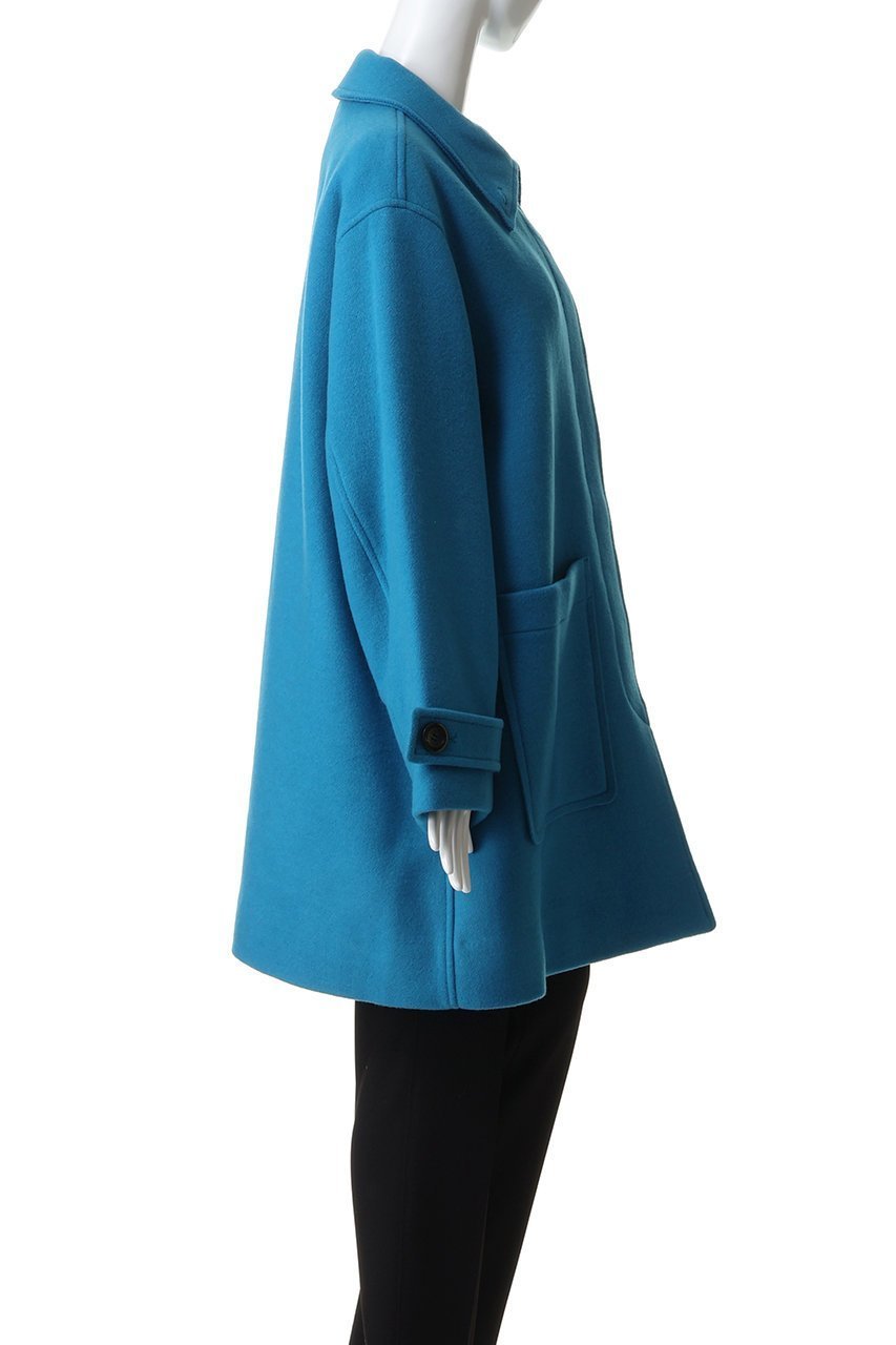 【メゾンスペシャル/MAISON SPECIAL】のMelton Coat/メルトンコート 人気、トレンドファッション・服の通販 founy(ファニー) 　ファッション　Fashion　レディースファッション　Fashion for Women　アウター　Coat / Outerwear Collection　コート・ロングコート・ピーコート　Long Coats, Peacoats & More　ショート　Short, Short Length　シルバー　Silver, Metallic Silver　スタンド　Stand Collar, Upright Stand　ポケット　Pocket, Pocket Detail　メルトン　Melton, Heavy Wool　冬　Winter / This Winter　エレガント 上品　Elegant　other-3|ID: prp329100004779941 ipo3291000000035884351