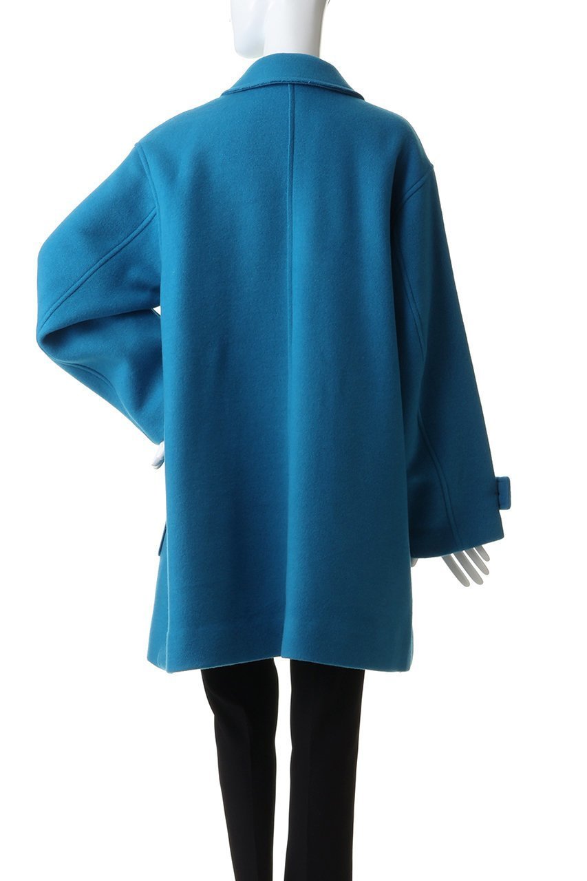 【メゾンスペシャル/MAISON SPECIAL】のMelton Coat/メルトンコート 人気、トレンドファッション・服の通販 founy(ファニー) 　ファッション　Fashion　レディースファッション　Fashion for Women　アウター　Coat / Outerwear Collection　コート・ロングコート・ピーコート　Long Coats, Peacoats & More　ショート　Short, Short Length　シルバー　Silver, Metallic Silver　スタンド　Stand Collar, Upright Stand　ポケット　Pocket, Pocket Detail　メルトン　Melton, Heavy Wool　冬　Winter / This Winter　エレガント 上品　Elegant　other-4|ID: prp329100004779941 ipo3291000000035884352